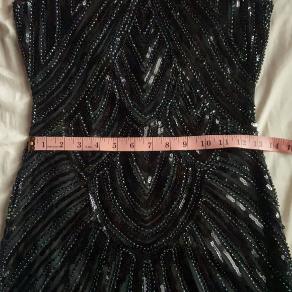 1920’s flapper sequined flapper dress with fringe. Good condition size xs/s - Picture 9 of 9